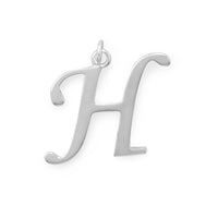 Thumbnail for Polished Letter H Initial Pendant