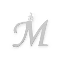 Thumbnail for Polished Letter M Initial Pendant