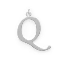 Thumbnail for Polished Letter Q Initial Pendant