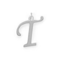 Thumbnail for Polished Letter T Initial Pendant