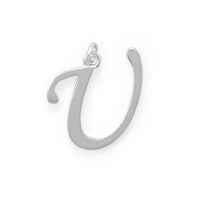 Thumbnail for Polished Letter U Initial Pendant
