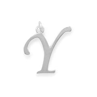 Thumbnail for Polished Letter Y Initial Pendant