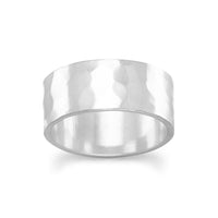 Thumbnail for 8mm Hammered Band Ring