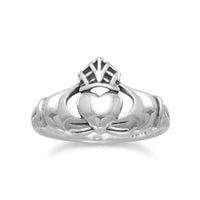 Thumbnail for Oxidized Claddagh Ring