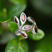 Thumbnail for Wrap Around Garnet Ring
