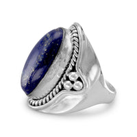 Thumbnail for Oxidized Lapis Ring