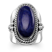Thumbnail for Oxidized Lapis Ring