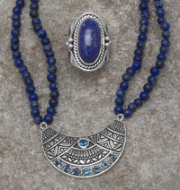 Thumbnail for Oxidized Lapis Ring