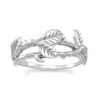 Thumbnail for Oxidized Leaf Design Ring