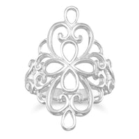 Thumbnail for Polished Ornate Filigree Ring