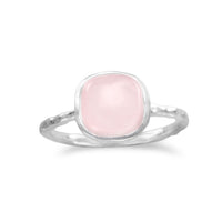 Thumbnail for Square Rose Quartz Ring