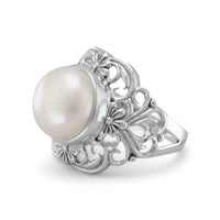 Thumbnail for Ornate Cultured Freshwater Pearl Ring