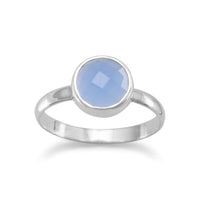 Thumbnail for Faceted Chalcedony Ring