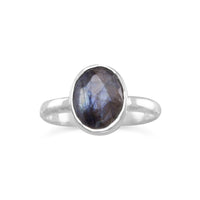 Thumbnail for Faceted Labradorite Ring