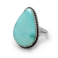 Thumbnail for Stabilized Freeform Turquoise Ring