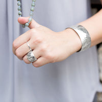 Thumbnail for Hammered Cigar Band Ring
