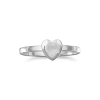 Thumbnail for Small Polished Heart Ring