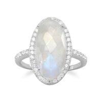 Thumbnail for Gorgeous Rainbow Moonstone Ring