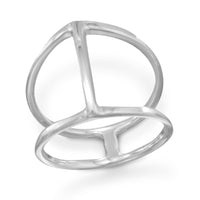 Thumbnail for Double Row Ring with Center Bar