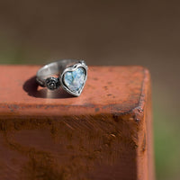Thumbnail for Roman Glass Heart Ring