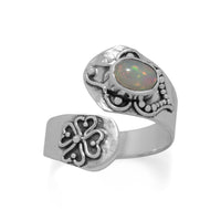 Thumbnail for Oxidized Ethiopian Opal Wrap Ring