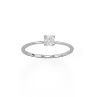 Thumbnail for Rhodium Plated 4mm CZ Band