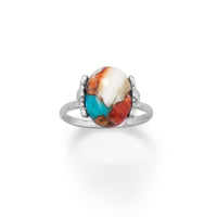 Thumbnail for Spiny Oyster and Turquoise Ring