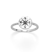 Thumbnail for Keep It Moving! Hammered Compass Ring