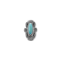 Thumbnail for Admired Adornments! Native American Campitos Turquoise Ring