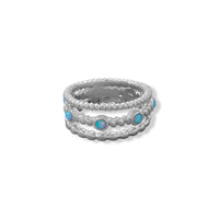 Thumbnail for Twist, Beaded and Synthetic Opal Ring