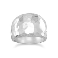Thumbnail for Hammered Cigar Band Ring
