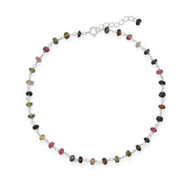 Thumbnail for Colorful! Multi-Color Tourmaline Anklet
