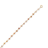 Thumbnail for Pretty In Pink! Pink Opal 14 Karat Gold Plated Anklet
