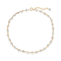 Thumbnail for Moonlight Glow! 14 Karat Gold Plated Rainbow Moonstone Anklet