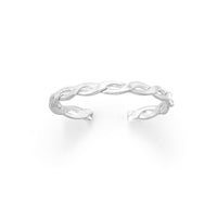 Thumbnail for Thin Two Line Twist Toe Ring