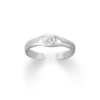 Thumbnail for Polished Crystal Toe Ring