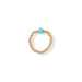 14/20 Gold Filled and Turquoise Bead Stretch Toe Ring