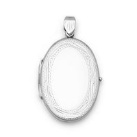Thumbnail for Flat Oval Etched Edge Locket