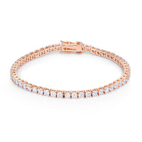Thumbnail for 5.75ct Rose Goldtone Cubic Zirconia Tennis Bracelet