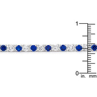 Thumbnail for Sapphire Blue Cubic Zirconia Tennis Bracelet