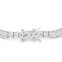 Thumbnail for Princess Cubic Zirconia Tennis Bracelet