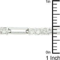 Thumbnail for Elegant Triplet Cubic Zirconia Bracelet