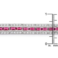 Thumbnail for Balboa Red Cubic Zirconia Bracelet