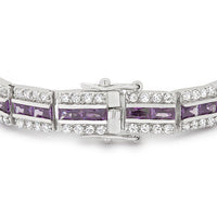 Thumbnail for Balboa Purple Cubic Zirconia Bracelet