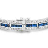Thumbnail for Balboa Blue Cubic Zirconia Bracelet