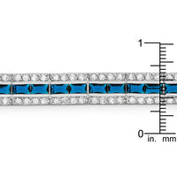Thumbnail for Balboa Blue Cubic Zirconia Bracelet