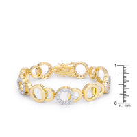 Thumbnail for Circle Bijoux 7 Inch Two Tone Bracelet