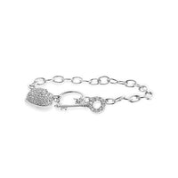 Thumbnail for Heart and Key Bracelet