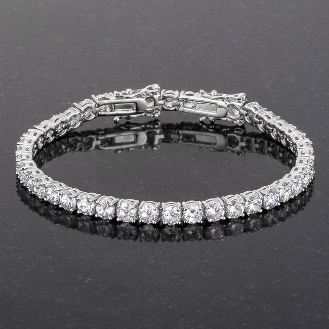 Clear Cubic Zirconia Tennis Bracelet