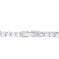 Thumbnail for Elegant Pear and Round Cubic Zirconia Tennis Bracelet